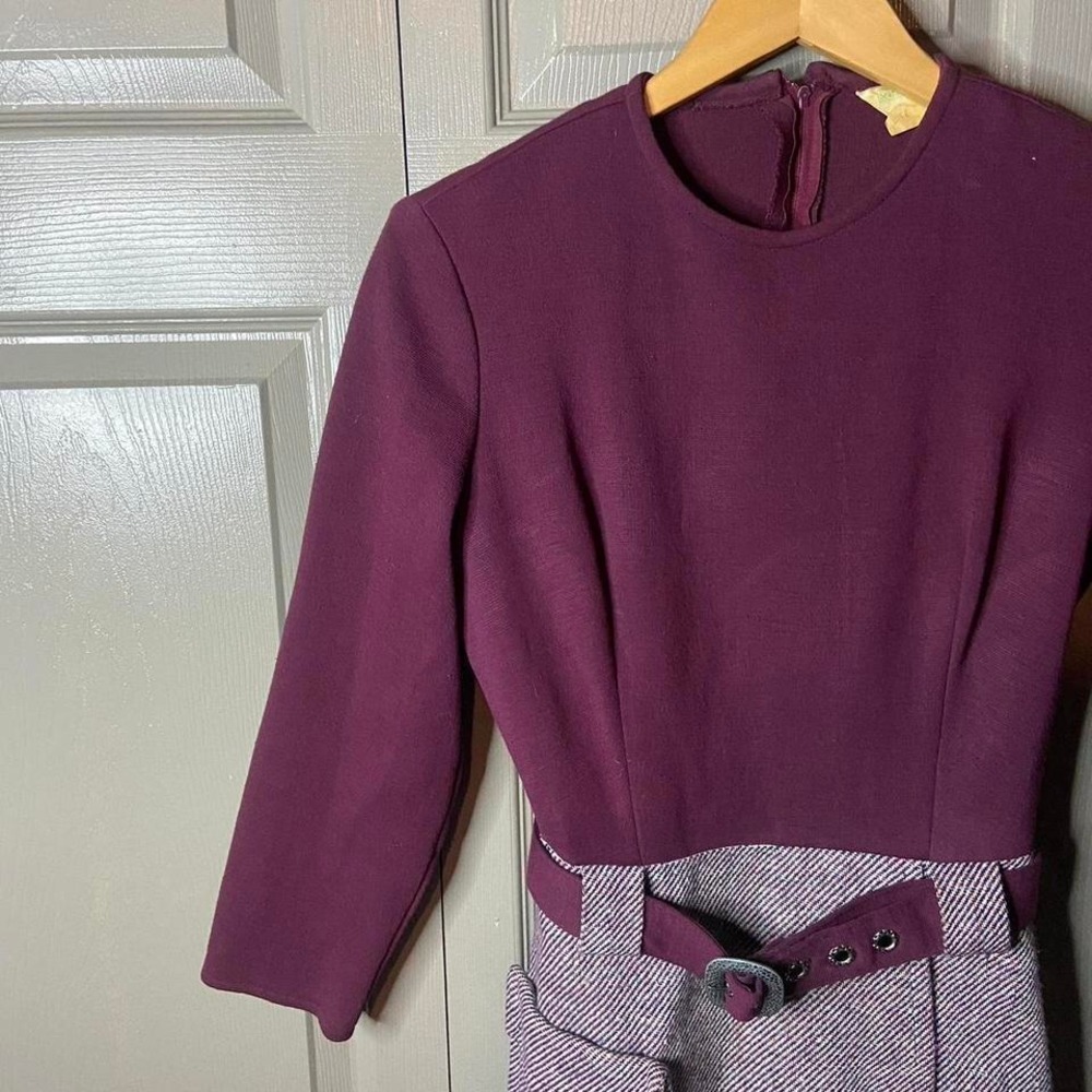 Vintage 1970s A line dress sears size M - Picture 3 of 8